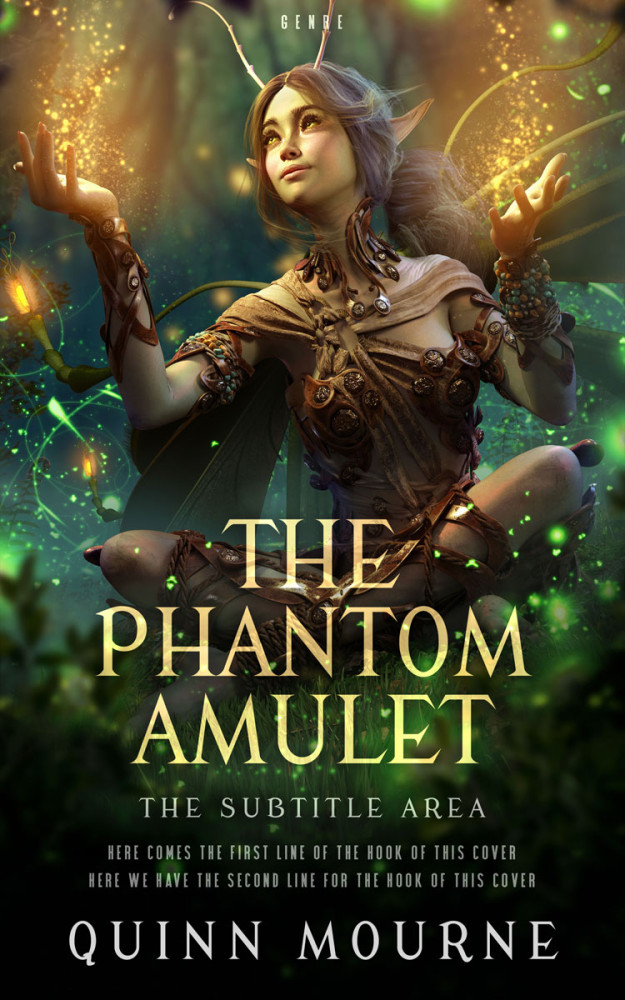 Front view of Log Cabin #30035 - Premade Fantasy Book Cover