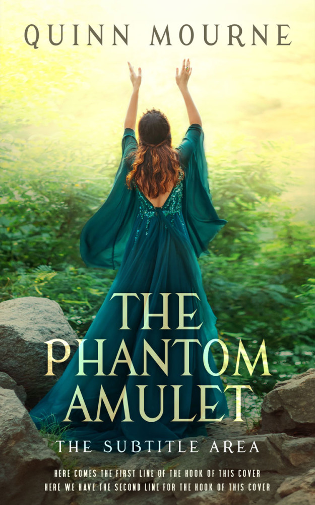 Front view of Mint Julep #30038 - Premade Fantasy Book Cover