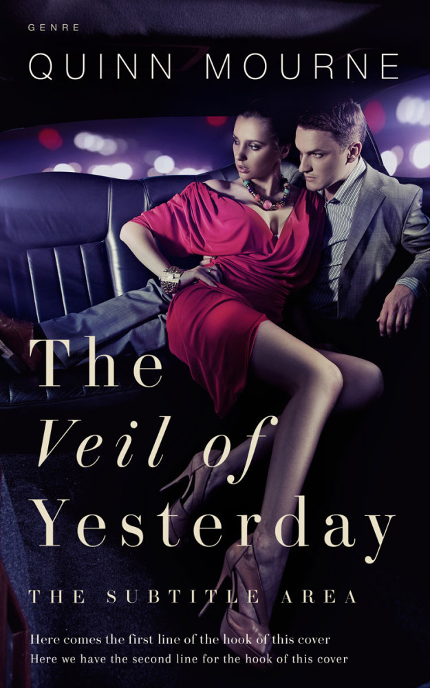 Front view of Ebony #30060 - Premade Romance Book Cover