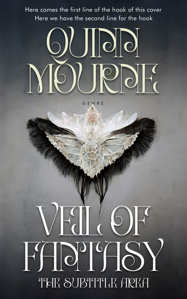 Front view of Cape Cod #30096 - Premade Fantasy Book Cover