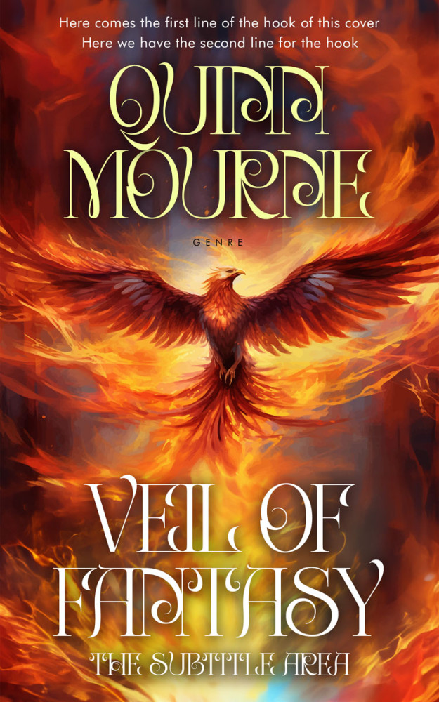 Front view of Red Robin #30097 - Premade Fantasy Book Cover