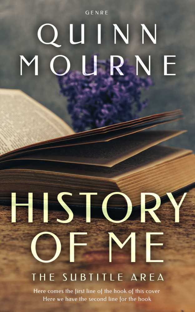 Front view of Tobacco Brown #30120 - Premade Poetry Book Cover