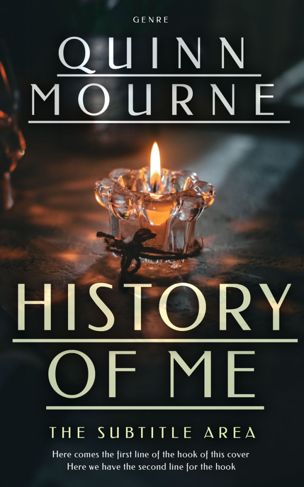 Front view of Heavy Metal #30123 - Premade Religion & Spirituality Book Cover