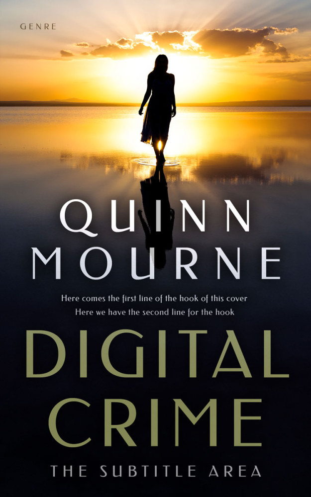 Front view of Cod Gray #30146 - Premade Mystery & Thriller & Suspense Book Cover