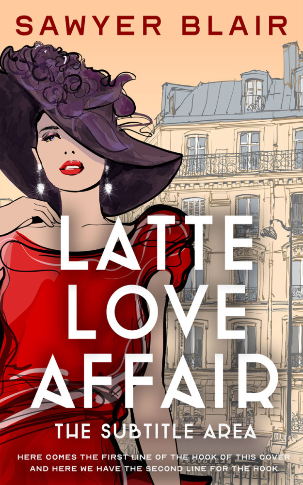 Front view of Akaroa #30187 - Premade Romance Book Cover