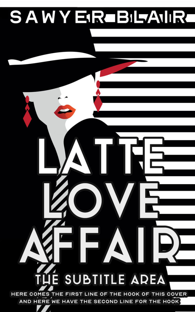 Front view of Swiss Coffee #30195 - Premade Chick Lit Book Cover