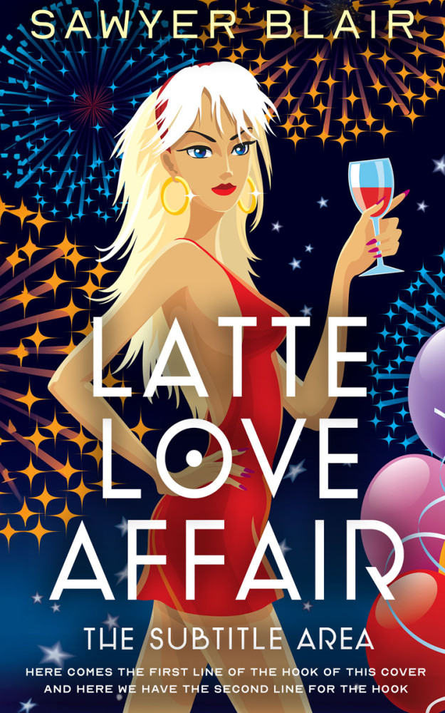 Front view of Tan #30197 - Premade Romance Book Cover