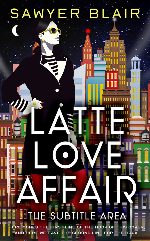 Front view of Sorrell Brown #30199 - Premade Abstract Book Cover