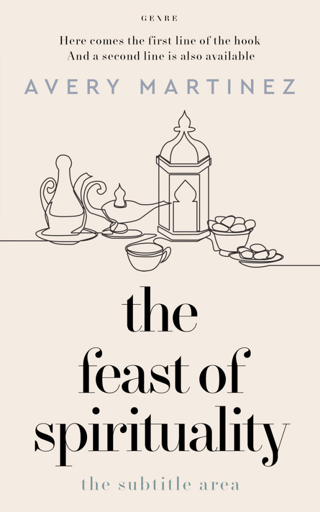 Front view of Dawn Pink #30238 - Premade Religion & Spirituality Book Cover