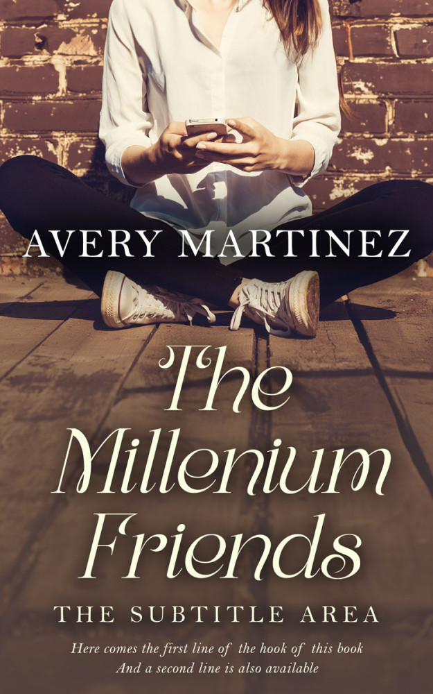 Front view of Rock #30251 - Premade Teen & Young Adult Book Cover