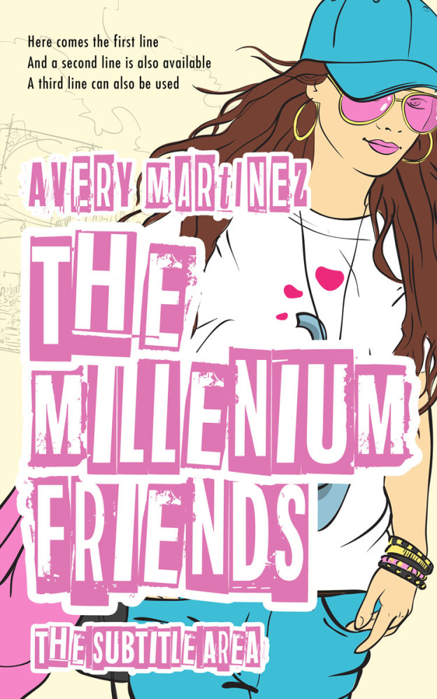 Front view of Beauty Bush #30253 - Premade Teen & Young Adult Book Cover