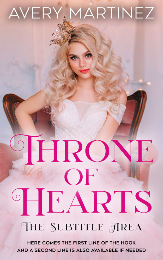 Front view of Wafer #30267 - Premade Chick Lit Book Cover