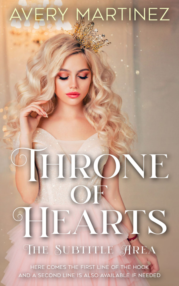 Front view of Quicksand #30268 - Premade Fantasy Book Cover