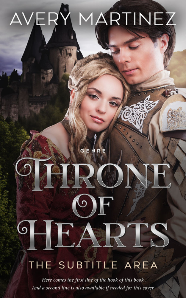 Front view of Cocoa Brown #30275 - Premade Romance Book Cover