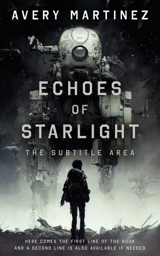 Front view of Clay Ash #30294 - Premade Science Fiction Book Cover