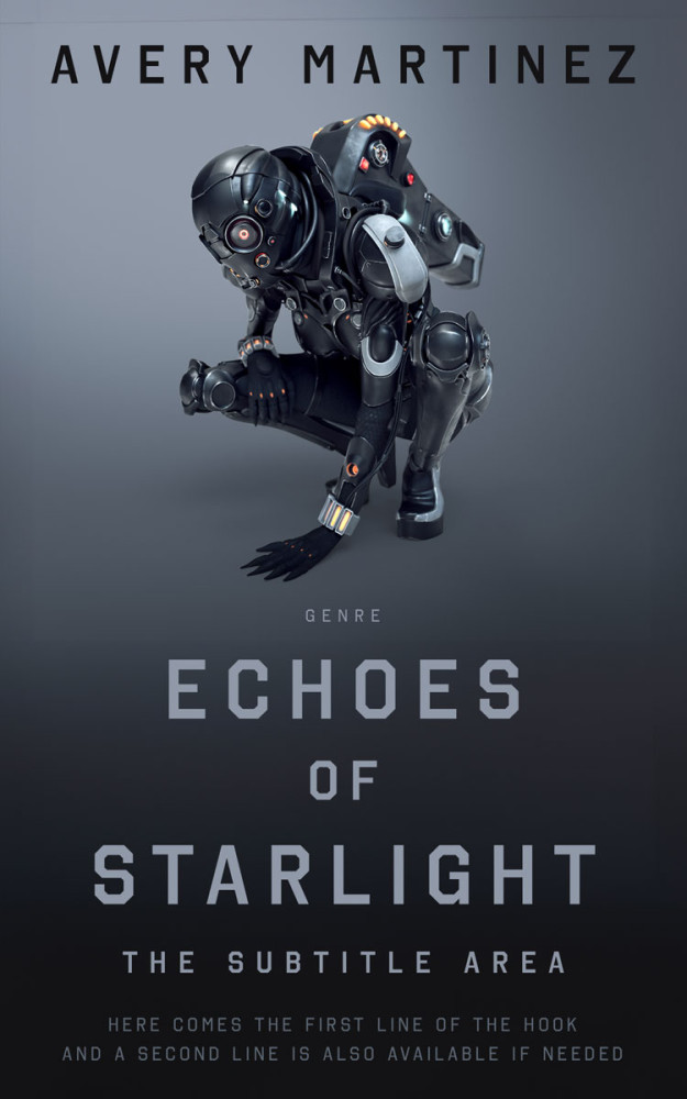 Front view of Outer Space #30297 - Premade Apocalyptica Book Cover