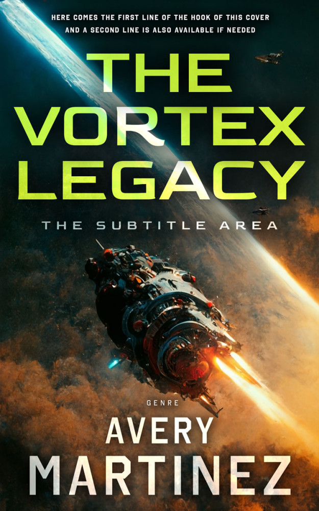 Front view of Laser #30314 - Premade Science Fiction Book Cover