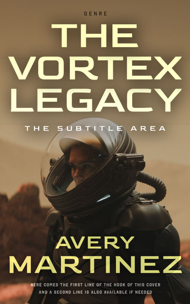 Front view of Shadow #30325 - Premade Science Fiction Book Cover