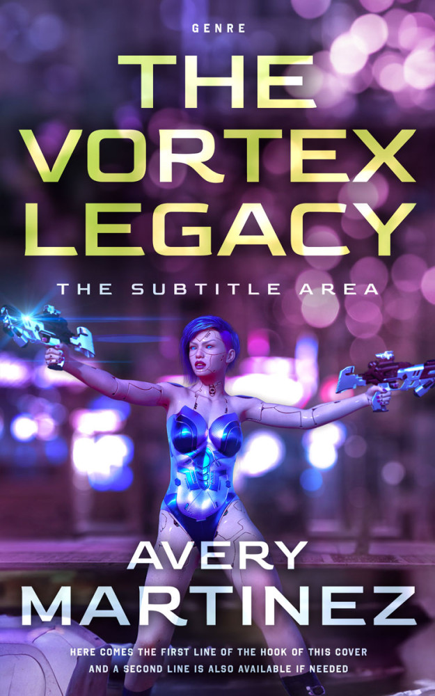 Front view of Bossanova #30330 - Premade Science Fiction Book Cover