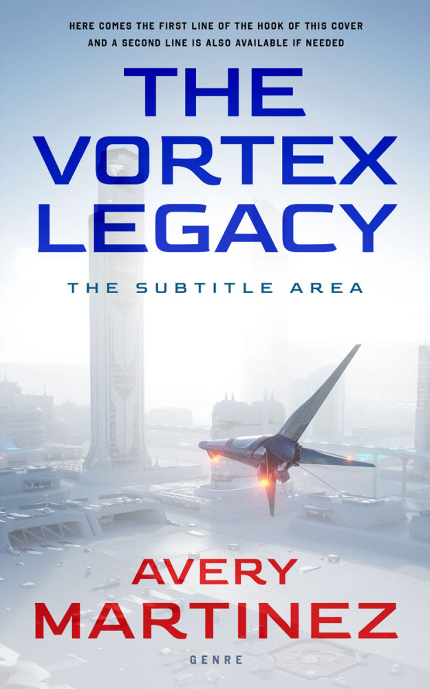 Front view of Geyser #30333 - Premade Science Fiction Book Cover