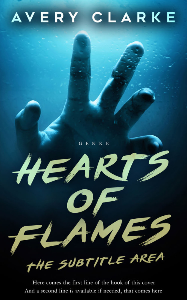 Front view of Black Pearl #30382 - Premade Horror Book Cover