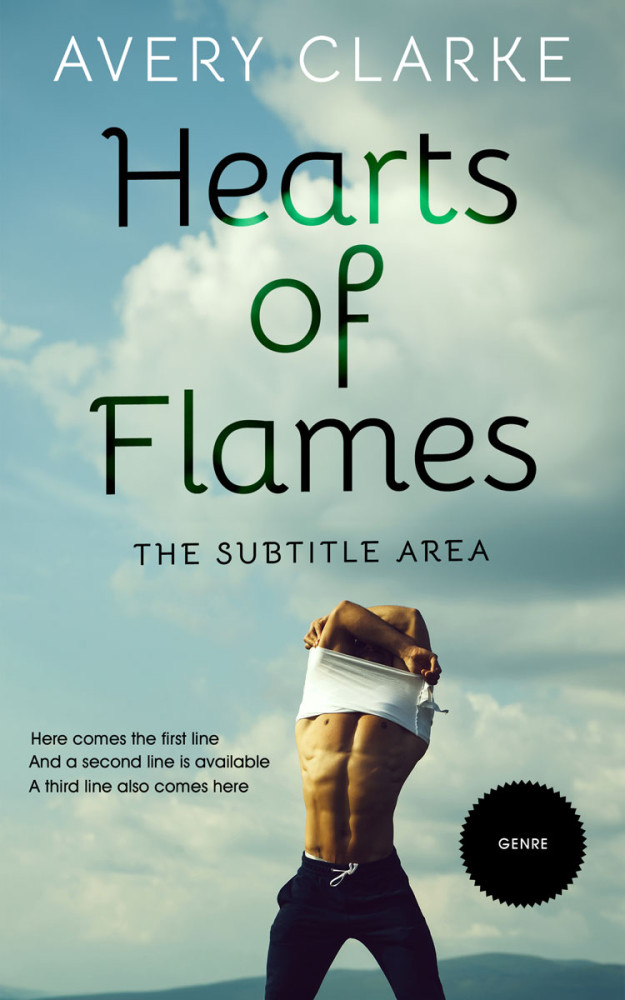 Front view of Summer Green #30412 - Premade Erotica Book Cover