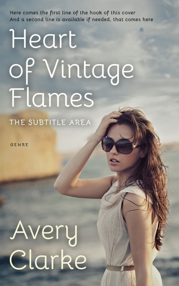 Front view of Lemon Grass #30435 - Premade Romance Book Cover