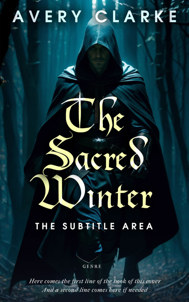 Front view of Black Pearl #30455 - Premade Religion & Spirituality Book Cover