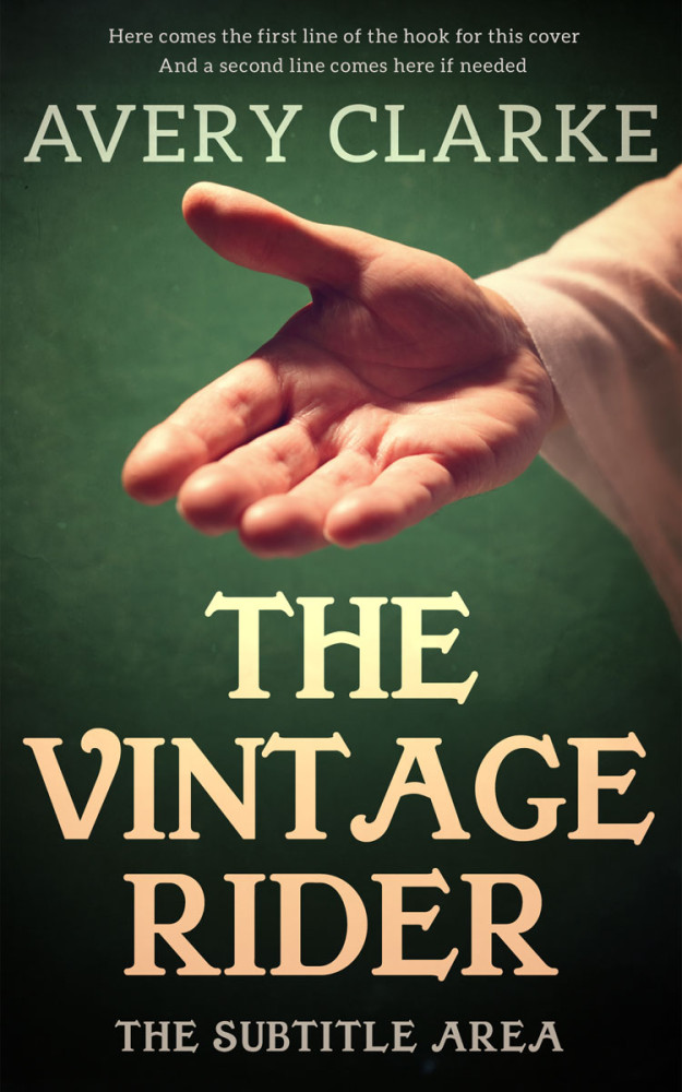 Front view of Heavy Metal #30490 - Premade Religion & Spirituality Book Cover