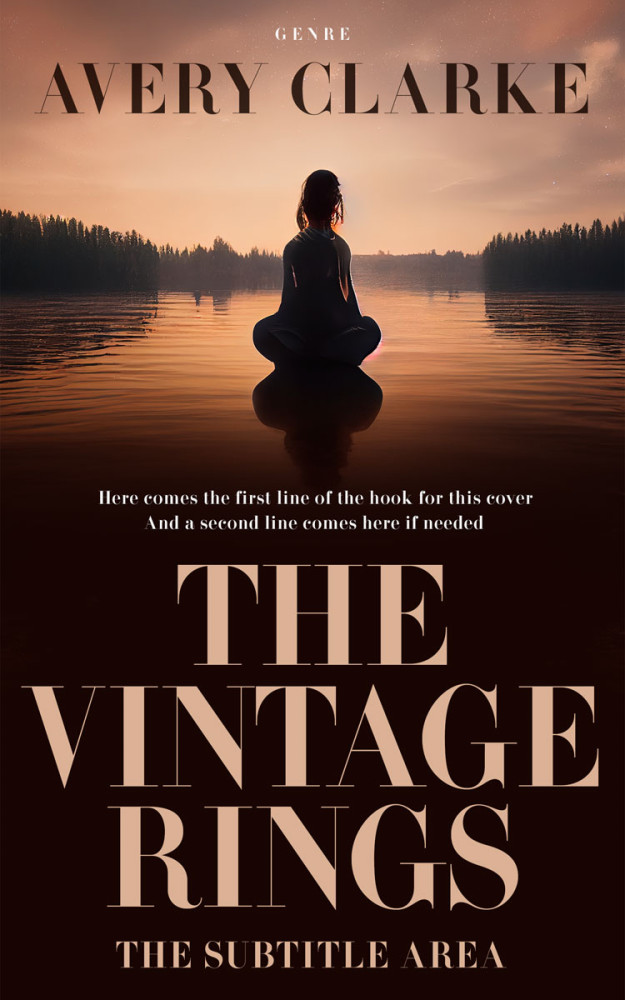 Front view of Tan #30501 - Premade Health & Mind & Body Book Cover