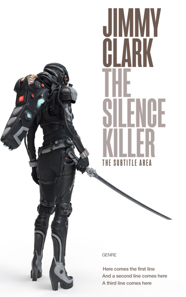 Front view of Mine Shaft #30540 - Premade Apocalyptica Book Cover