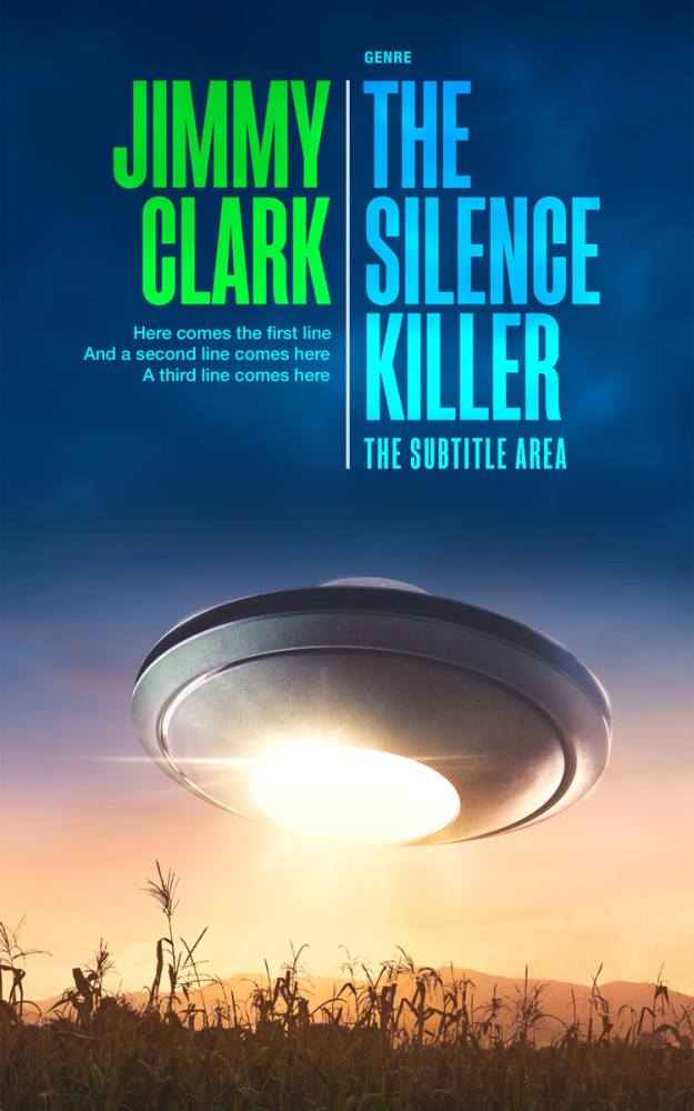 Front view of Cashmere #30573 - Premade Science Fiction Book Cover