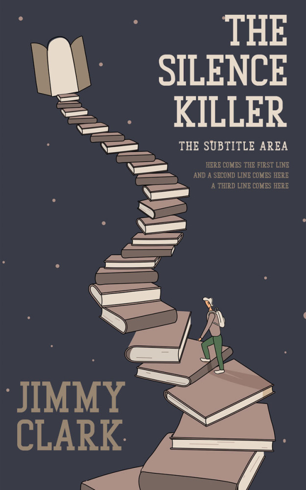 Front view of Tuna #30577 - Premade Education Book Cover