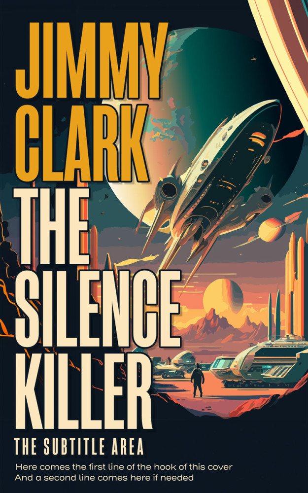 Front view of Outer Space #30597 - Premade Mystery & Thriller & Suspense Book Cover | BookCoverZone