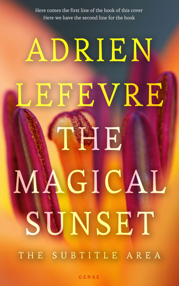 Front view of Raw Sienna #30652 - Premade Fantasy Book Cover