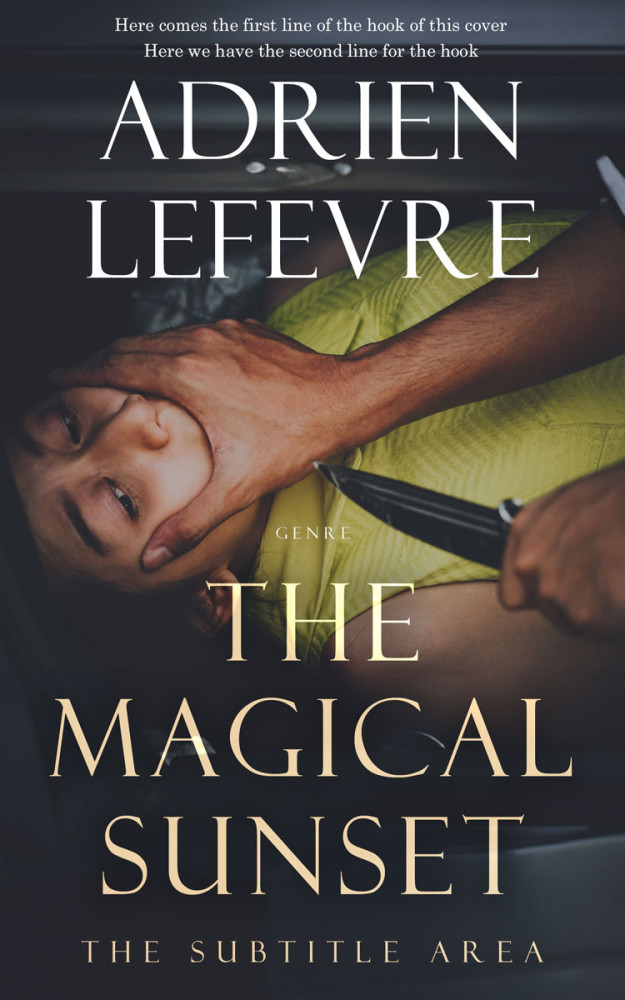 Front view of Shark #30658 - Premade Mystery & Thriller & Suspense Book Cover