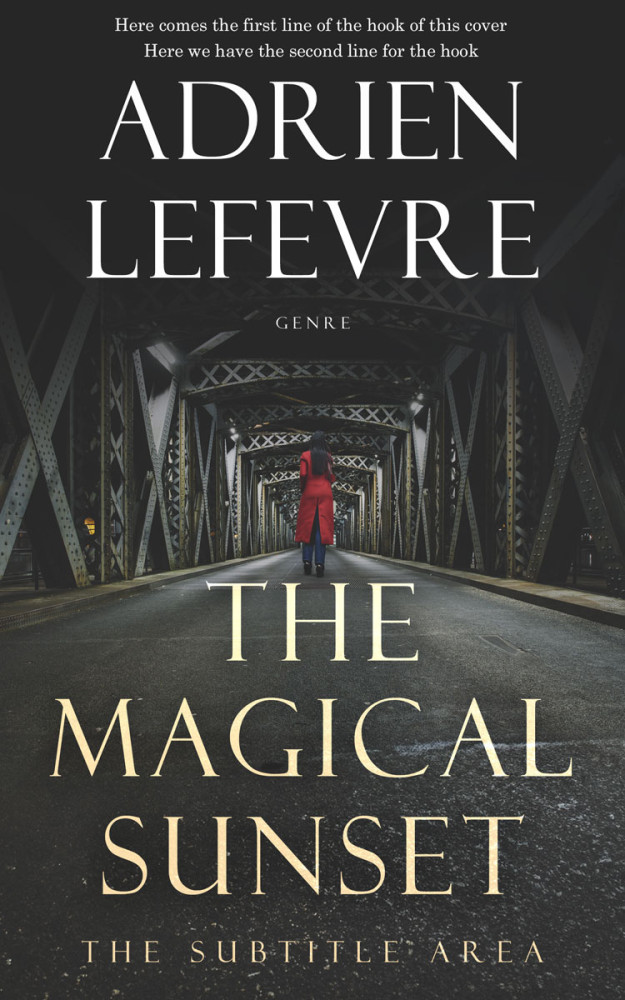 Front view of Heavy Metal #30659 - Premade Mystery & Thriller & Suspense Book Cover