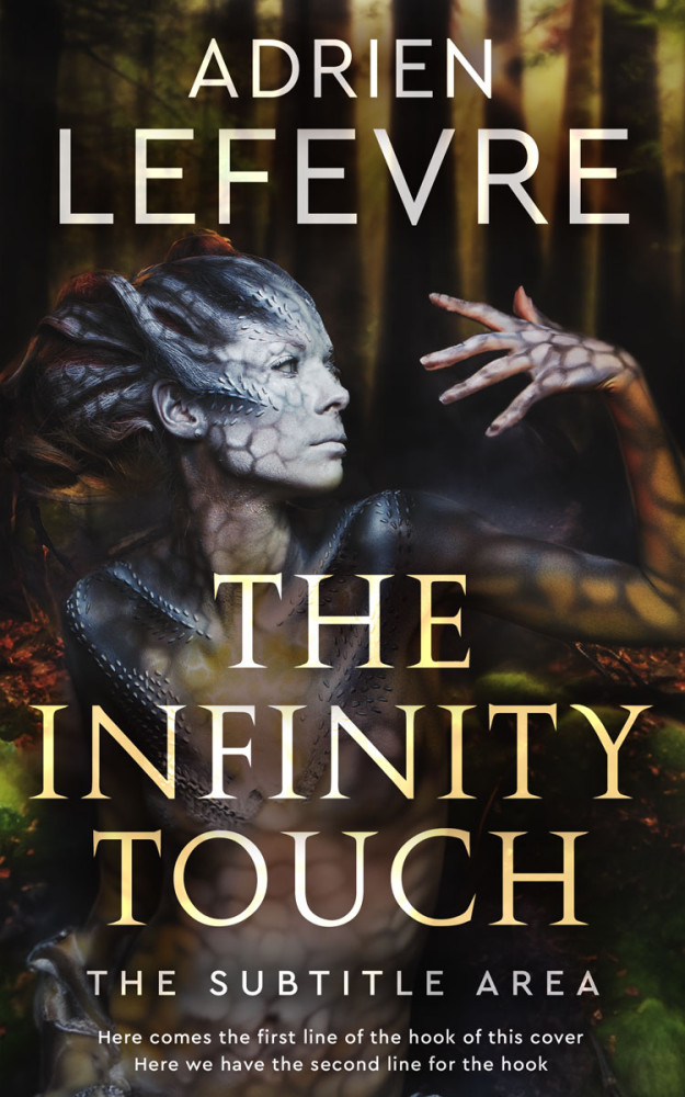 Front view of Zeus #30708 - Premade Fantasy Book Cover