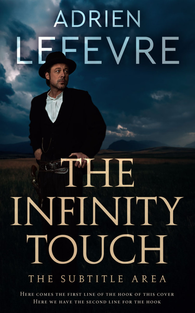 Front view of Ebony #30718 - Premade Surreal Book Cover