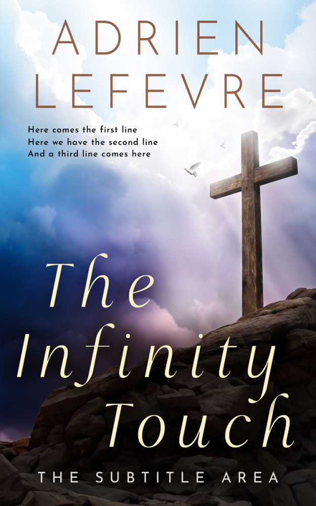 Front view of Athens Gray #30762 - Premade Religion & Spirituality Book Cover