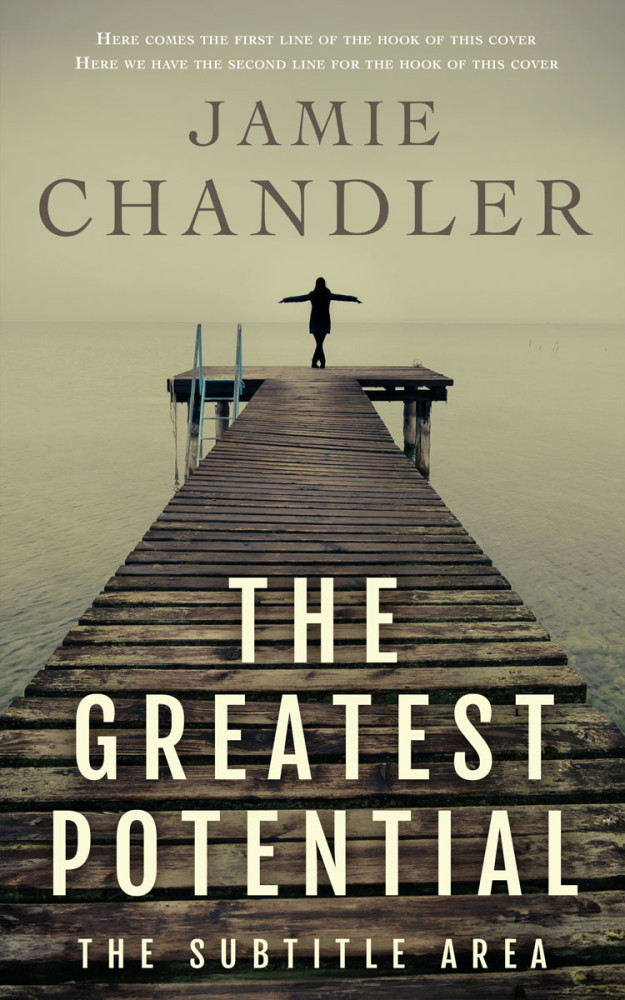 Front view of Gurkha #30770 - Premade Literary Fiction Book Cover