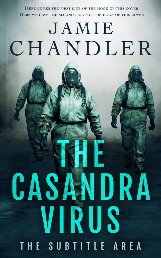 Front view of Timber Green #30773 - Premade Apocalyptica Book Cover