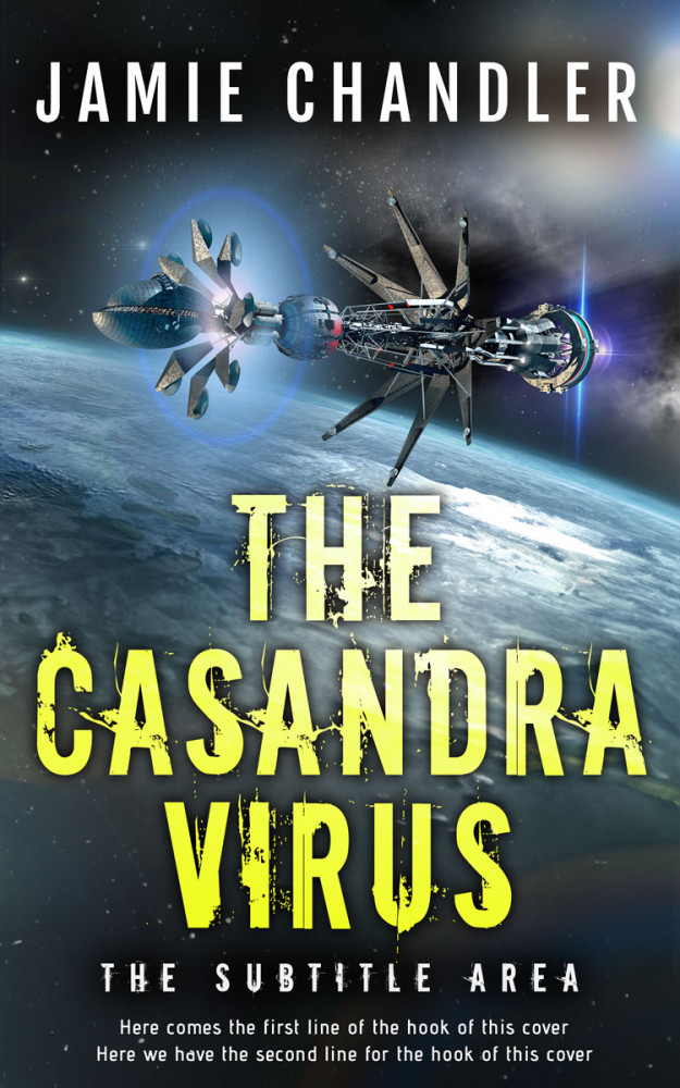 Front view of Outer Space #30790 - Premade Apocalyptica Book Cover