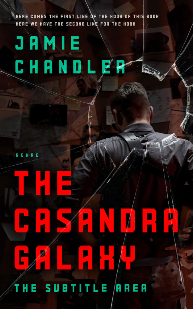 Front view of Night Rider #30816 - Premade Mystery & Thriller & Suspense Book Cover