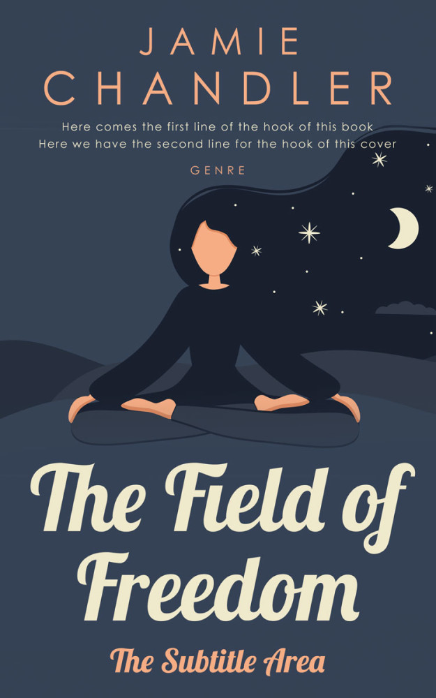 Front view of Oxford Blue #30869 - Premade Health & Mind & Body Book Cover