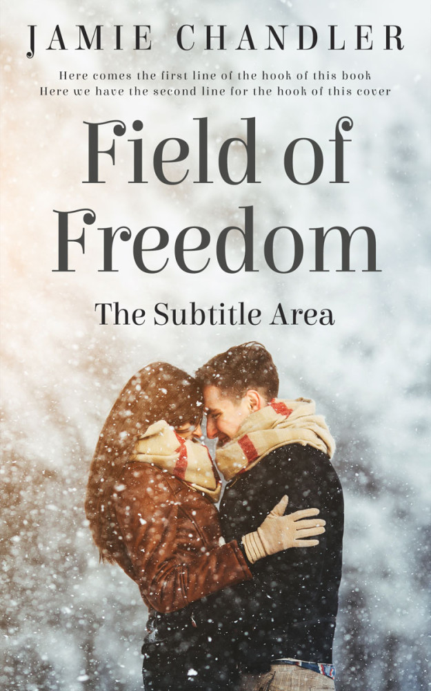 Front view of Quill Gray #30888 - Premade Romance Book Cover