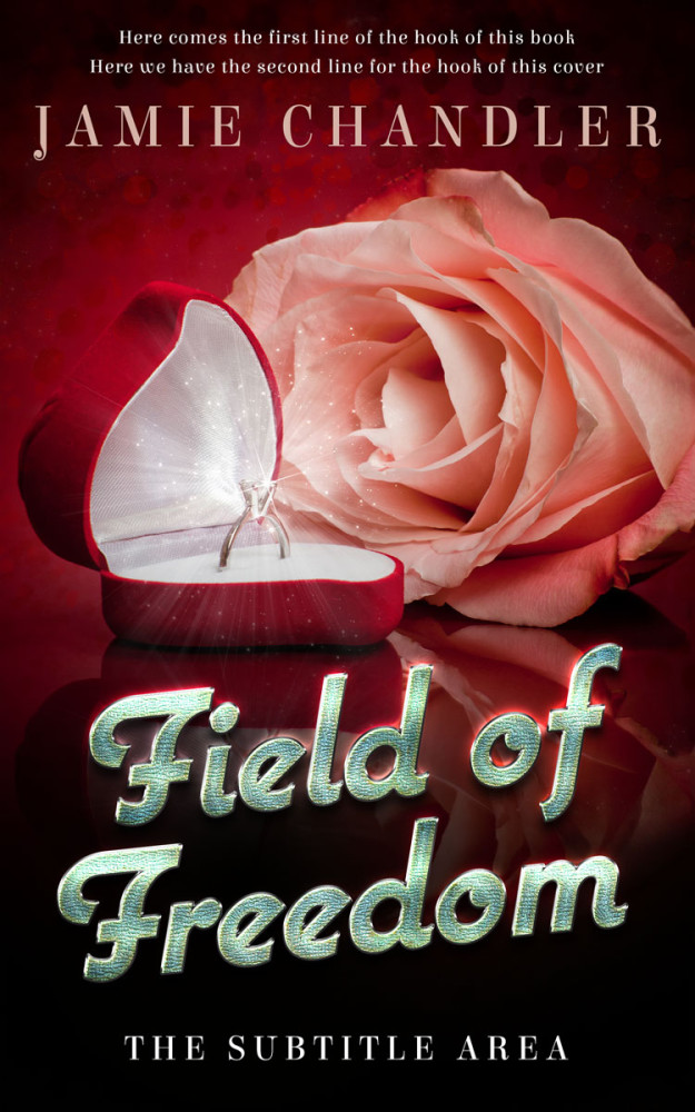 Front view of Oriental Pink #30908 - Premade Romance Book Cover