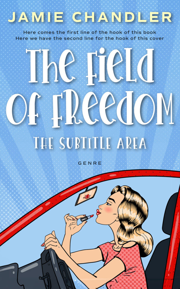 Front view of Cornflower #30911 - Premade Travel Book Cover