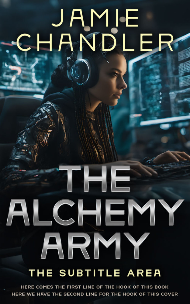 Front view of Bunker #30959 - Premade Science Fiction Book Cover