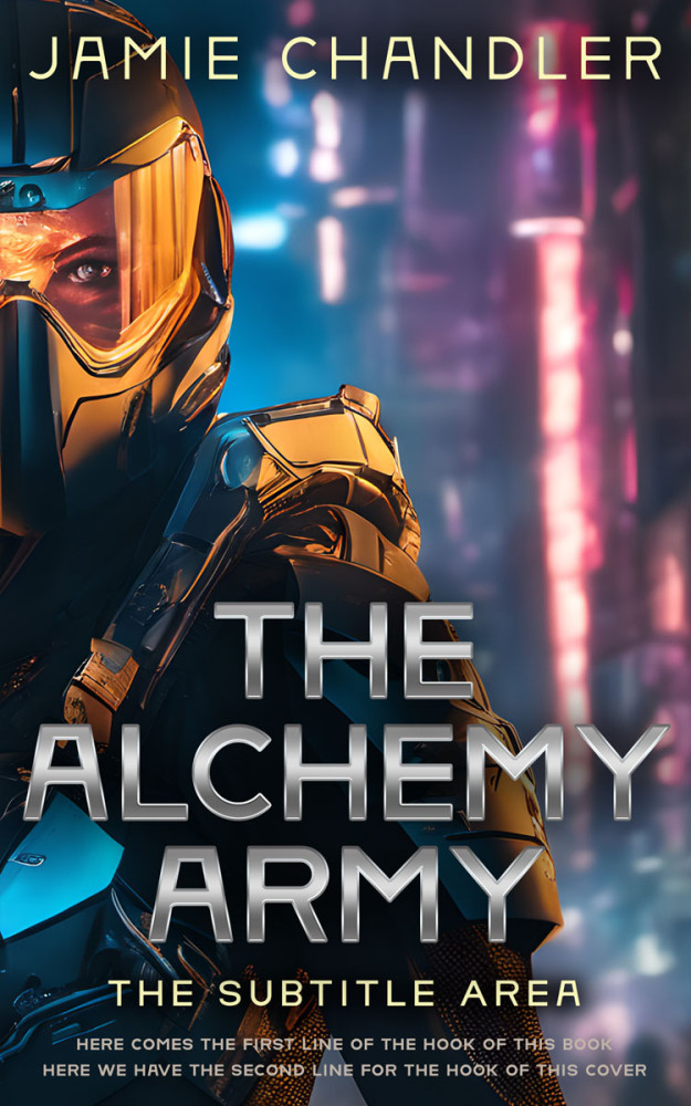 Front view of Ebony Clay #30964 - Premade Apocalyptica Book Cover